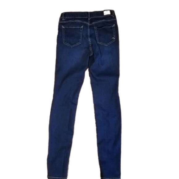 Girls Jordache Blue Denim Super Skinny Jeans Size 18 26" Waist - Picture 2 of 5